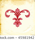 Vector baroque of vintage elements for design.  45981942
