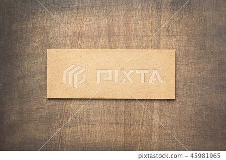 sign board at wooden background texture 45981965