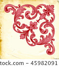 Vector baroque of vintage elements for design.  45982091