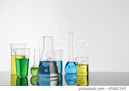 Chemical industry bulb with blue magenta Chemical industry bulb with blue magenta 45982143