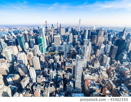 The skyscraper of New York Manhattan The skyscraper of New York Manhattan 45982350