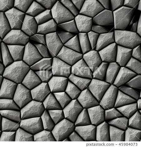 cobble stones mosaic seamless background grey 45984073