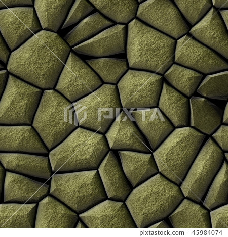 cobble stones mosaic seamless background gold 45984074