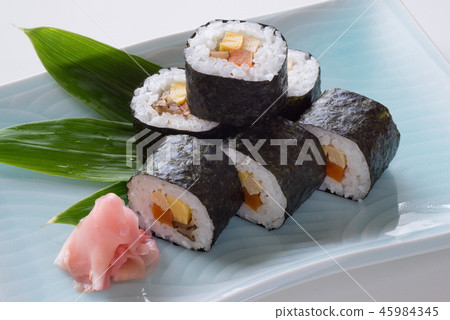 Thick rolled sushi Thick rolled sushi 45984345