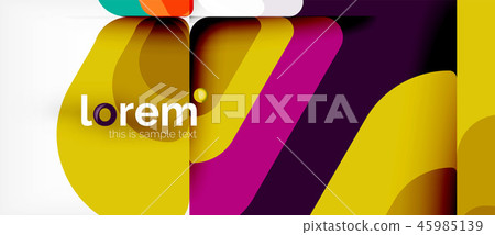 Abstract background multicolored geometric shapes modern design Abstract background multicolored geometric shapes modern design 45985139