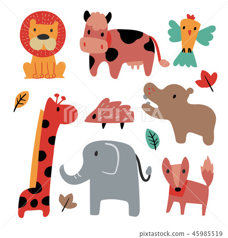 animals collection vector design 45985519