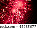 Fireworks. Stars and shiny fireworks  45985677