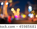 Night landscape with parts of buildings 45985681