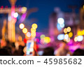 Night landscape with parts of buildings 45985682