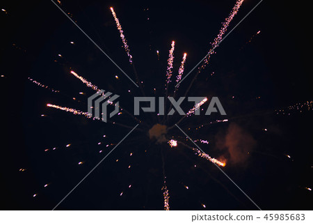 Fireworks. Stars and shiny fireworks Fireworks. Stars and shiny fireworks 45985683