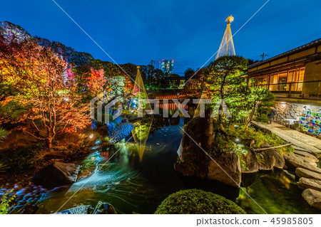 Mejiro花園秋天庭院點燃 45985805