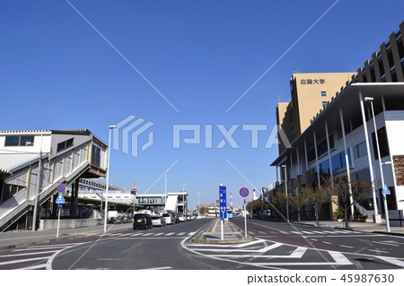 大山站東出口都市風景 大山站東出口都市風景 45987630