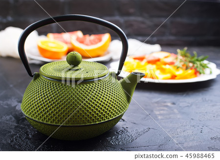 Tea in teapot 45988465