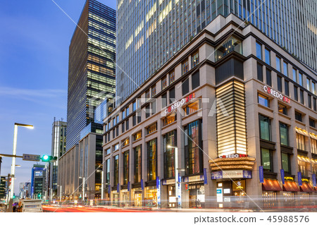 Nihonbashi evening view 45988576