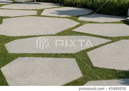 Texture or pattern of paving walkway. 45988838