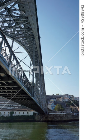 luis bridge over the douro river in porto 45988942