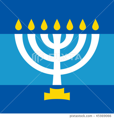 Menorah (ancient Hebrew sacred seven-candleholder) 45989066