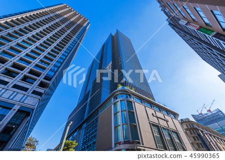 Landscape of Tokyo Nihonbashi 45990365