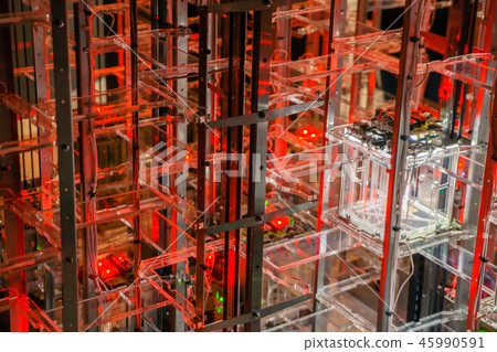 abstract technology background 45990591