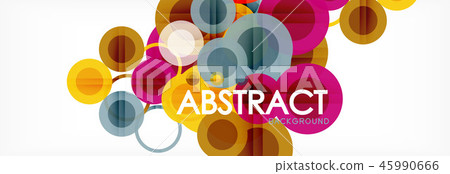 Circle composition abstract background Circle composition abstract background 45990666