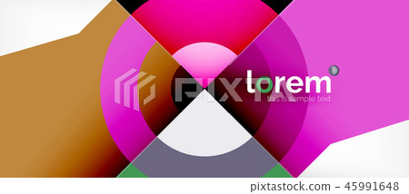 Abstract round elements composition background, organic design Abstract round elements composition background, organic design 45991648