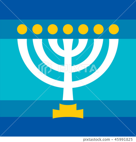Menorah (ancient Hebrew sacred seven-candleholder) Menorah (ancient Hebrew sacred seven-candleholder) 45991825