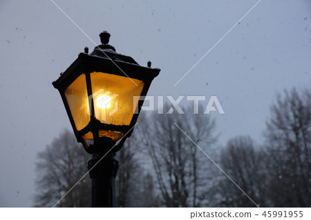 Iron street lamp Iron street lamp 45991955