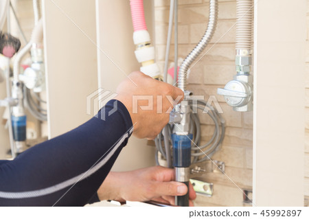 Water heater piping Water heater piping 45992897