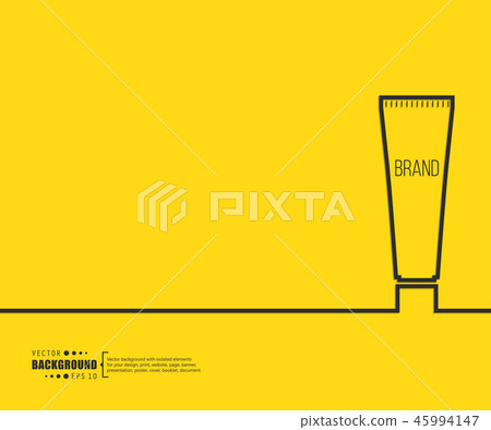 Abstract creative concept vector line draw background for web, mobile app, illustration template 45994147