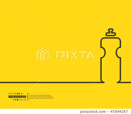 Abstract creative concept vector line draw background for web, mobile app, illustration template 45994267