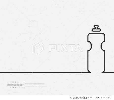 Abstract creative concept vector line draw background for web, mobile app, illustration template 45994850