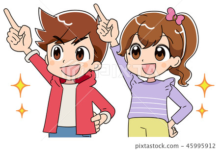 男孩女孩（動漫/遊戲風格） 45995912