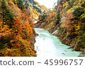 Autumn leaves of Takase Valley 45996757