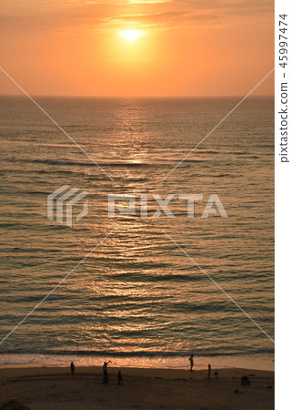 Beautiful sunset in Okinawa 45997474