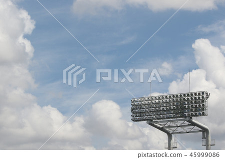 Lighting of the baseball stadium Lighting of the baseball stadium 45999086