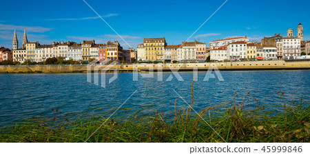 View of Macon town, France 45999846