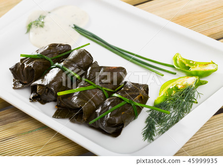 Stuffed grape leaves with assorted fillings 45999935