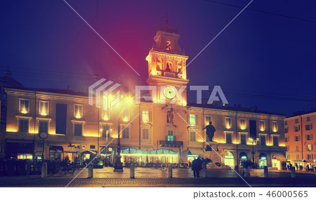 Governor Palace of Parma at night Governor Palace of Parma at night 46000565