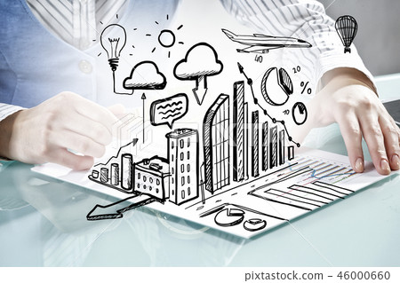 Architect designer at work 46000660