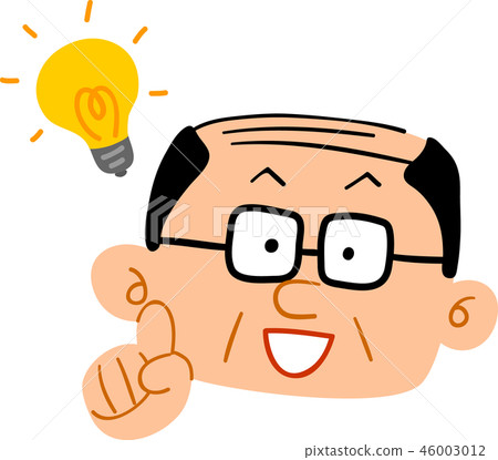 Flash senior man middle-aged middle-aged uncle face Flash senior man middle-aged middle-aged uncle face 46003012
