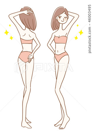 A woman with a good style 46003495