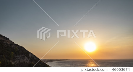 Sunset Over Greek Island Of Greece 46003674