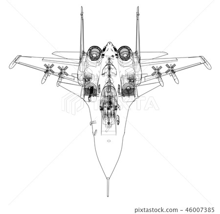 Fighter plane concept 46007385