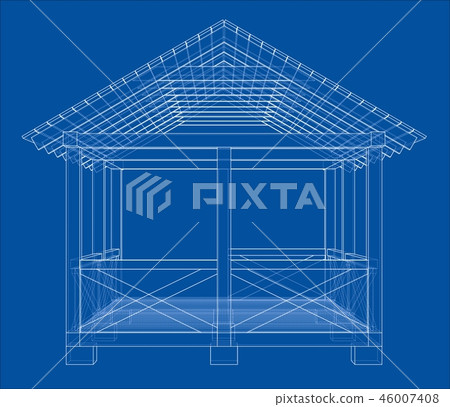 Summer house sketch 46007408