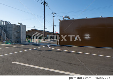 海堤牆宮城縣Shichigahama地面 46007773