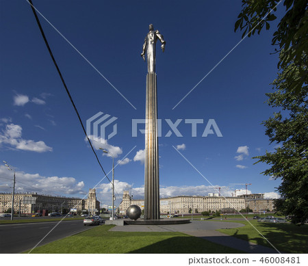 Monument to Yuri Gagarin in Moscow, Russia 46008481
