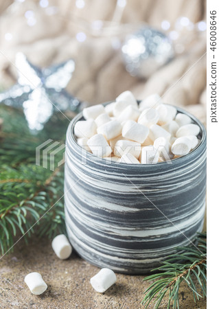 A cup of hot chocolate 46008646