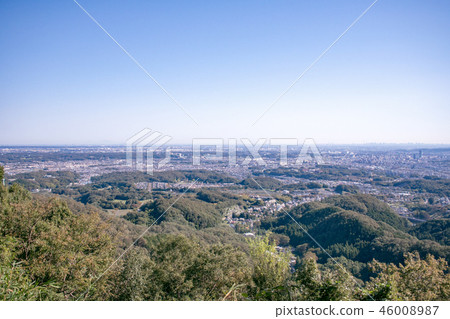 八王子城山八王子遺跡(國家歷史遺址)從第9站到東京中心地區的景色 八王子城山八王子遺跡(國家歷史遺址)從第9站到東京中心地區的景色 46008987