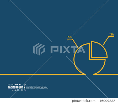 Abstract creative concept vector line draw background for web, mobile app, illustration template 46009882