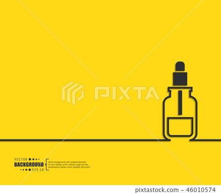 Abstract creative concept vector line draw background for web, mobile app, illustration template 46010574